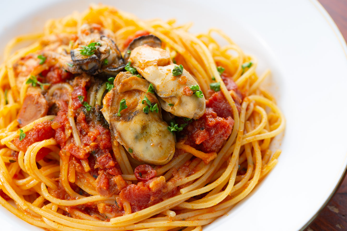 【ポストへお届け】東松島鳴瀬産牡蠣のトマトソース 2箱セット